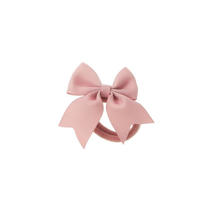 Elastici per Capelli con Piccolo Fiocco in Grosgrain Siena