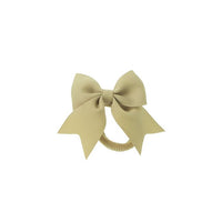 Elastici per Capelli con Piccolo Fiocco in Grosgrain Siena