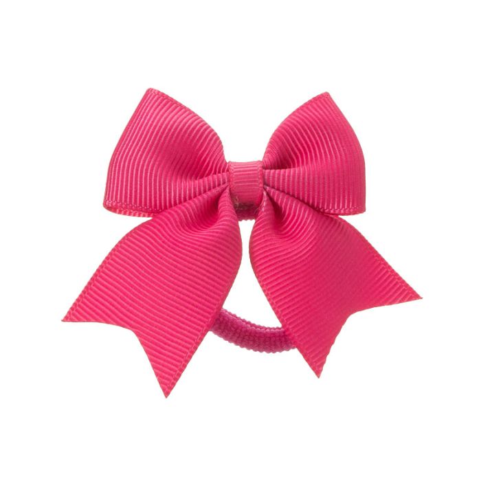 Elastici per Capelli con Piccolo Fiocco in Grosgrain Siena