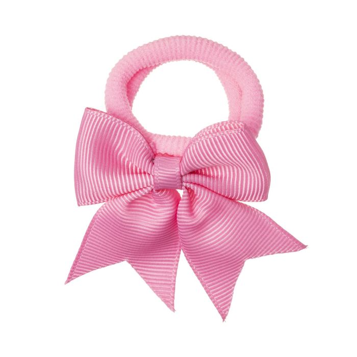 Elastici per Capelli con Piccolo Fiocco in Grosgrain Siena