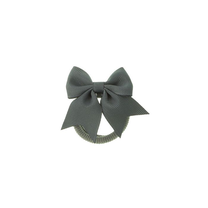 Elastici per Capelli con Piccolo Fiocco in Grosgrain Siena