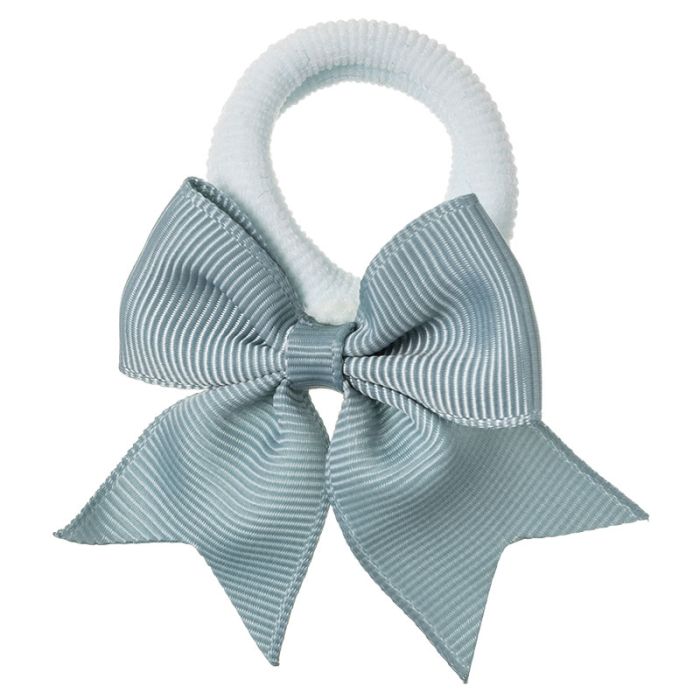 Elastici per Capelli con Piccolo Fiocco in Grosgrain Siena