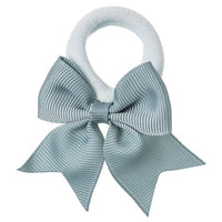 Elastici per Capelli con Piccolo Fiocco in Grosgrain Siena