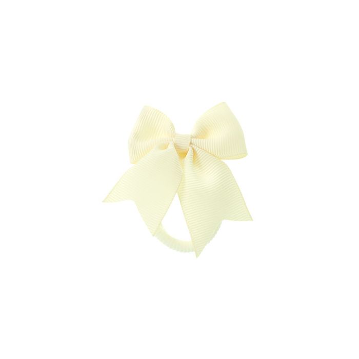 Elastici per Capelli con Piccolo Fiocco in Grosgrain Siena