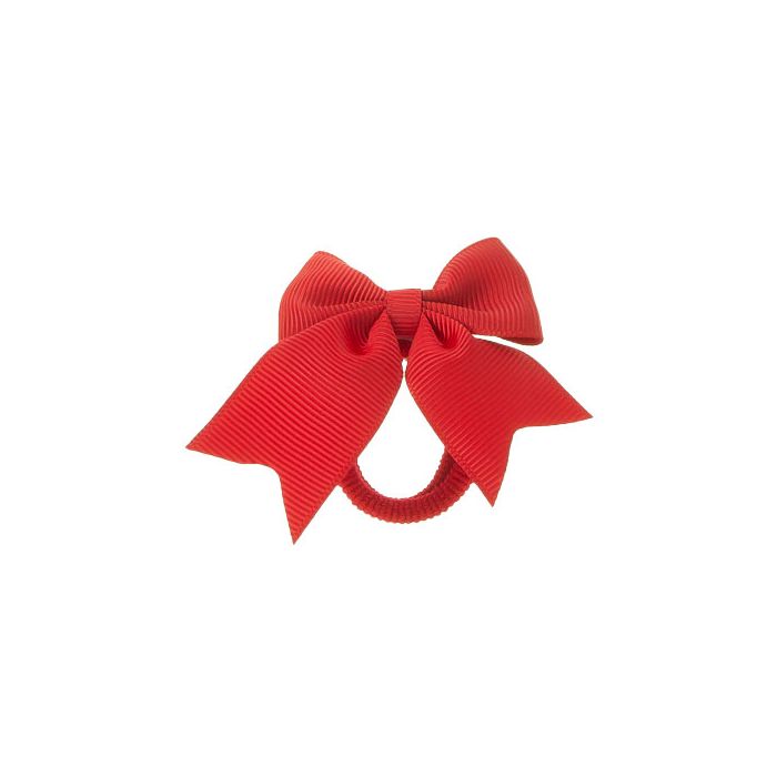 Elastici per Capelli con Piccolo Fiocco in Grosgrain Siena