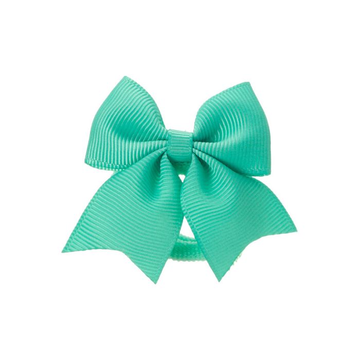 Elastici per Capelli con Piccolo Fiocco in Grosgrain Siena