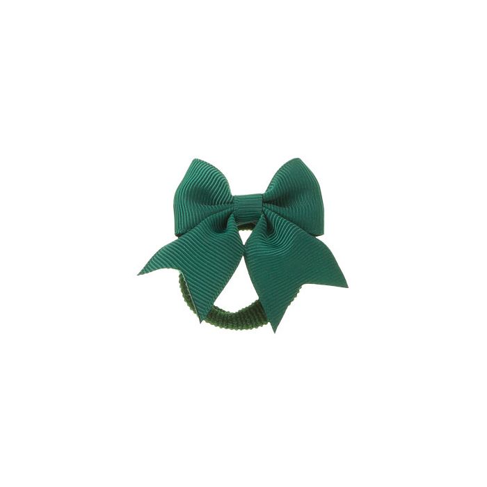 Elastici per Capelli con Piccolo Fiocco in Grosgrain Siena