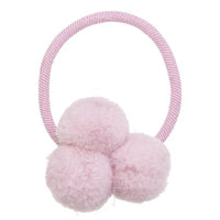Mini Elastico per Capelli con 3 Pompon Siena