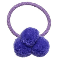Mini Elastico per Capelli con 3 Pompon Siena