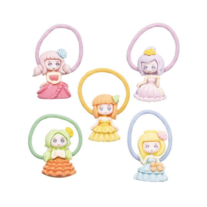 Confezione da 4 Mini Elastici per Capelli Principessa Danza Siena