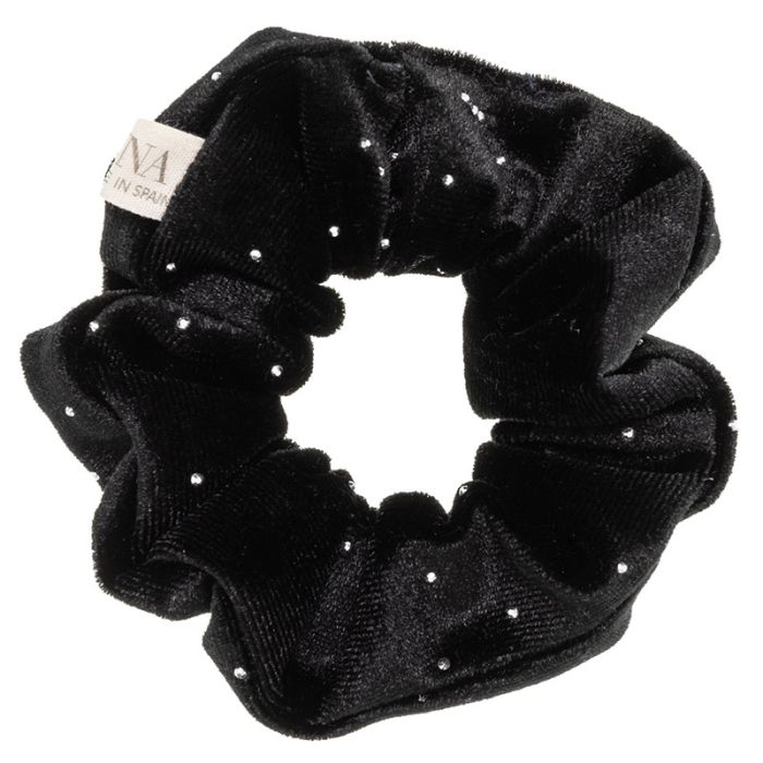 Scrunchie in Velluto con Dettagli Metallizzati Siena