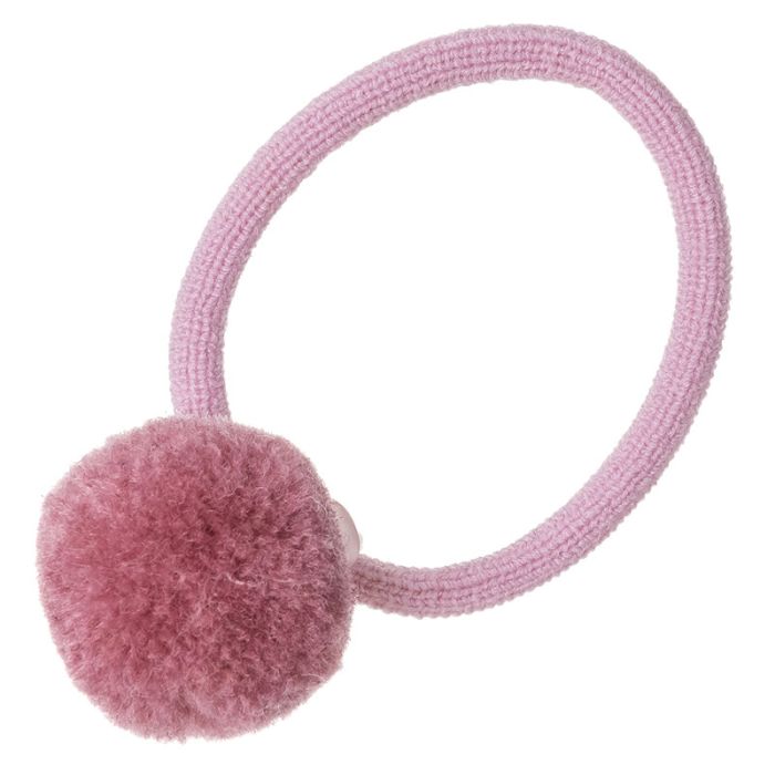 Elastico per Capelli con Pompon Siena