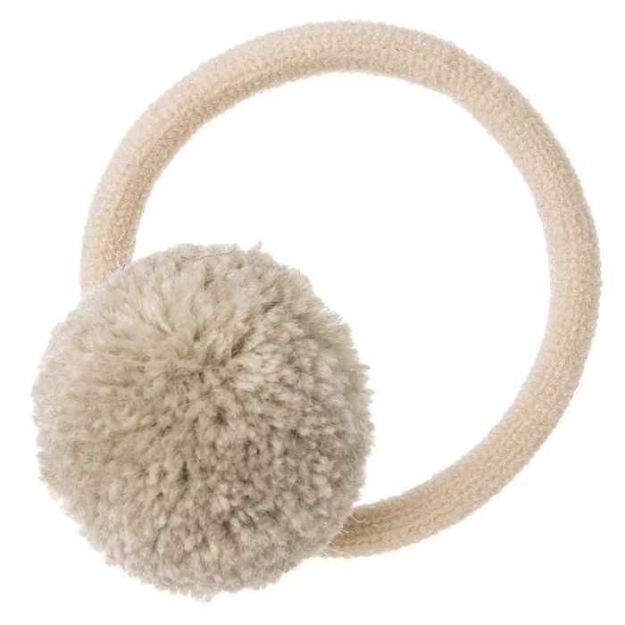 Elastico per Capelli con Pompon Siena