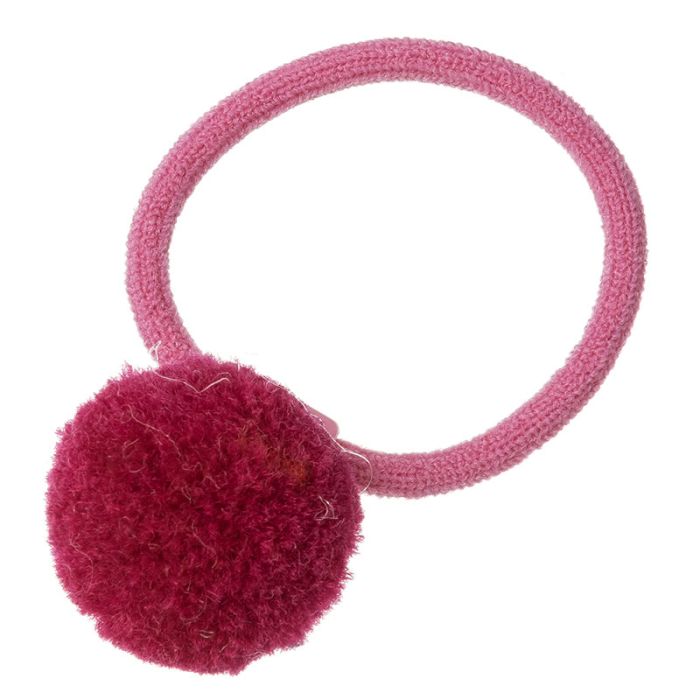 Elastico per Capelli con Pompon Siena