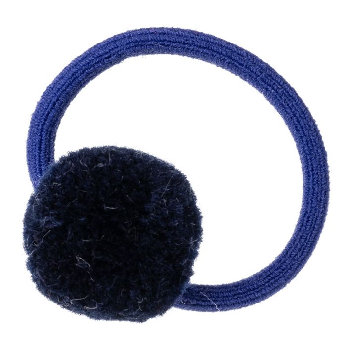 Elastico per Capelli con Pompon Siena
