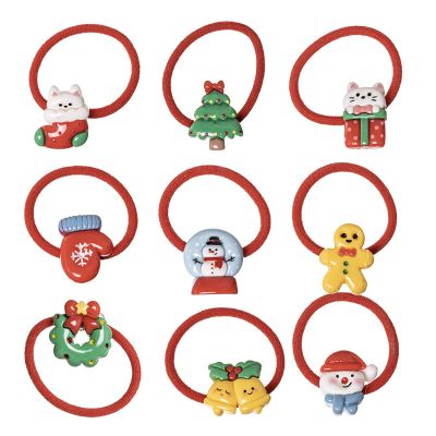Mini Elastici con Motivi Natalizi Siena Natale - Bambina
