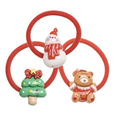 MINI  ELASTICI CON MOTIVI NATALIZI SIENA NATALE