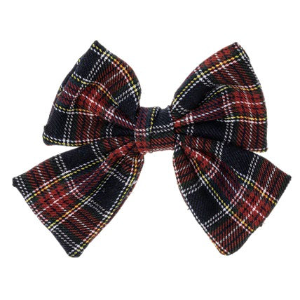 GRANDE FIOCCO TARTAN FATTO A MANO SIENA  NATALE