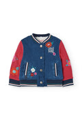 GIACCA DENIM CON PELLICCIA ALL'INTERNO PER BAMBINA-BOBOLI