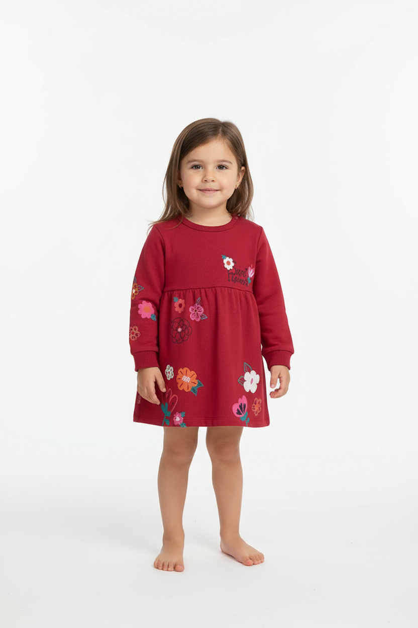 Vestito di felpa per bimba -BCI