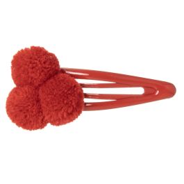 Bipack Molletta con 3 Mini Pom-pon Siena
