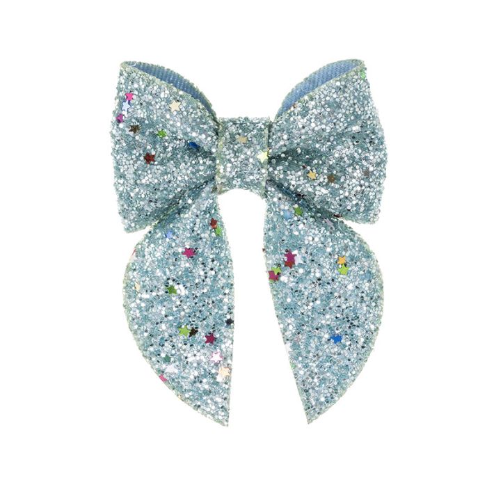 Fermaglio per Capelli con Piccolo Fiocco Glitter Siena