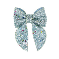 Fermaglio per Capelli con Piccolo Fiocco Glitter Siena