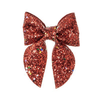 Fermaglio per Capelli con Piccolo Fiocco Glitter Siena