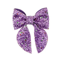 Fermaglio per Capelli con Piccolo Fiocco Glitter Siena