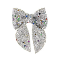 Fermaglio per Capelli con Piccolo Fiocco Glitter Siena