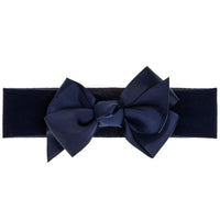 Turbante Neonato con Fiocco in Grosgrain 10 Cm Siena