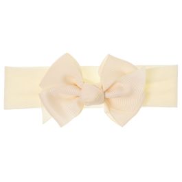 Turbante Neonato con Fiocco in Grosgrain 10 Cm Siena
