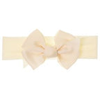 Turbante Neonato con Fiocco in Grosgrain 10 Cm Siena
