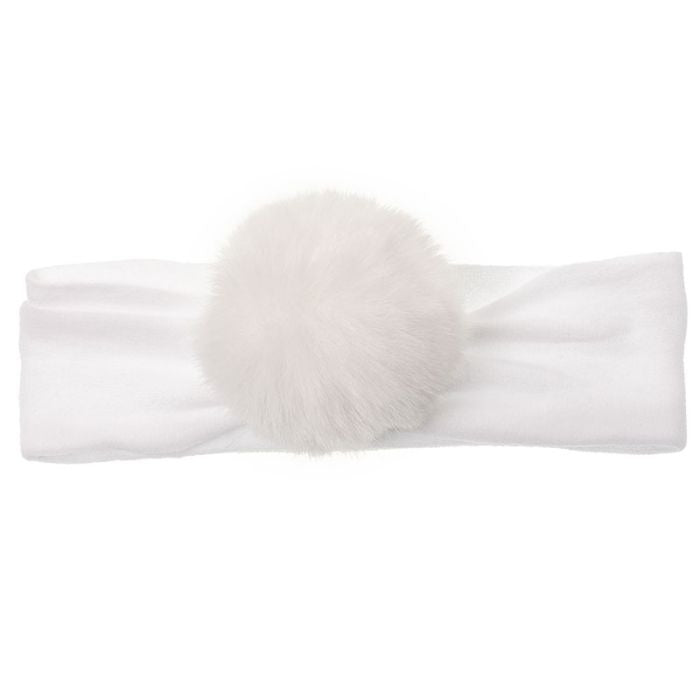 TURBANTE CON POM-PON 5 CM SIENA