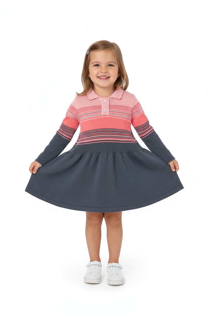 Vestito maglieria per bimba -BCI