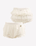 Cerimonia Culotte Newborn con Balze Dietro - 90% Co 8% Sp 2%Pl Alice Pi - Neonat