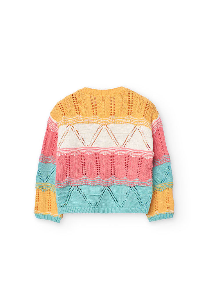 Maglione Lavorato a Maglia per Bambina Multicolor Boboli