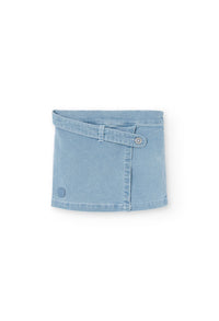 Gonna-short Denim per Bambinai Boboli