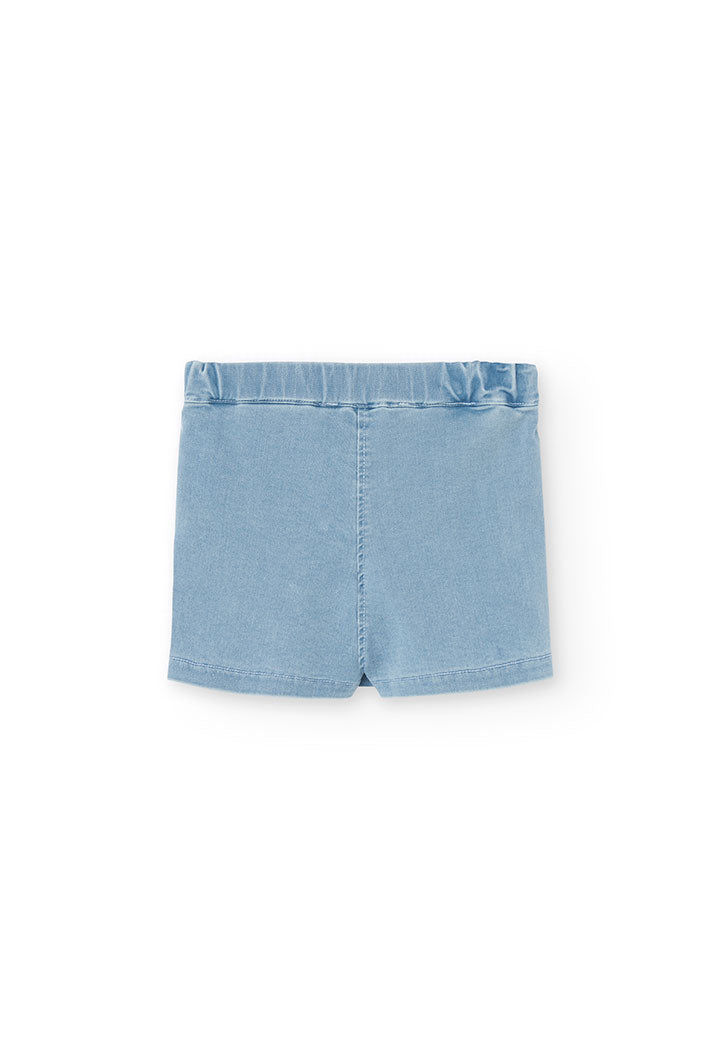 Gonna-short Denim per Bambinai Boboli