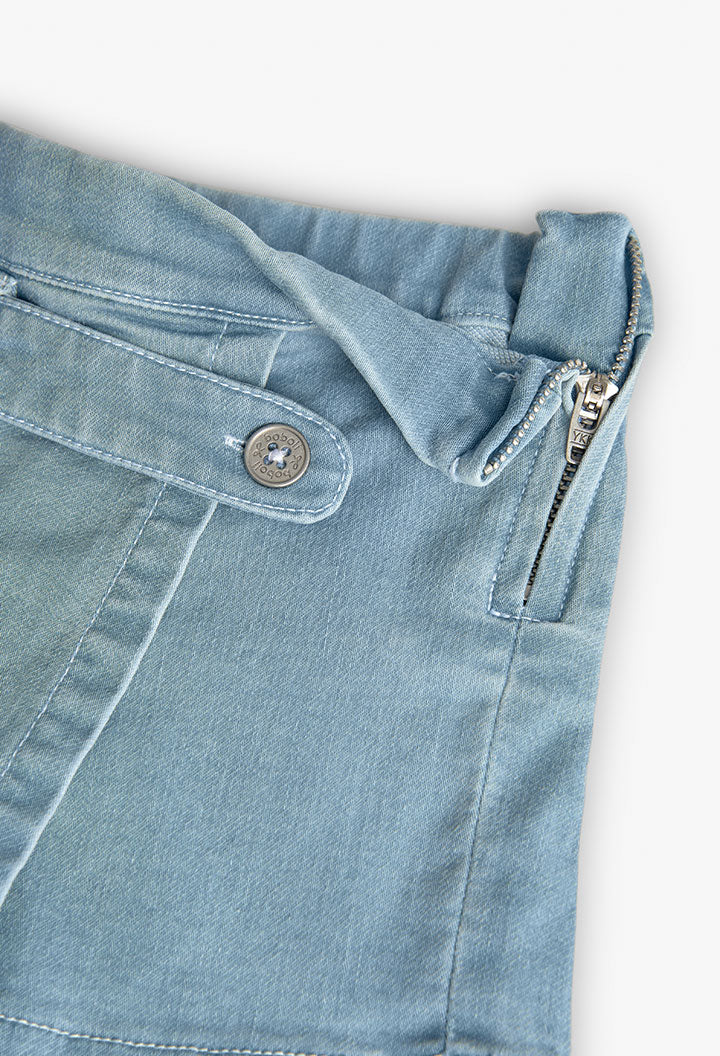 Gonna-short Denim per Bambinai Boboli
