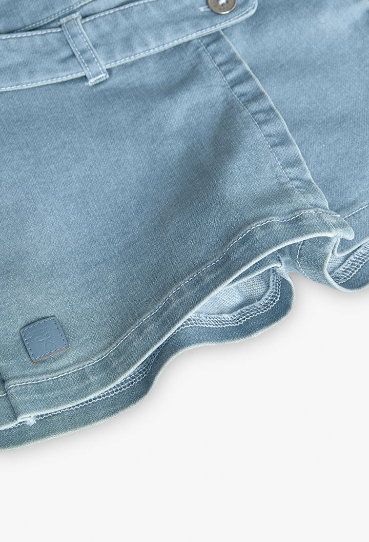 Gonna-short Denim per Bambinai Boboli