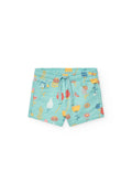 Short Felpato Stampato per Neonati Boboli
