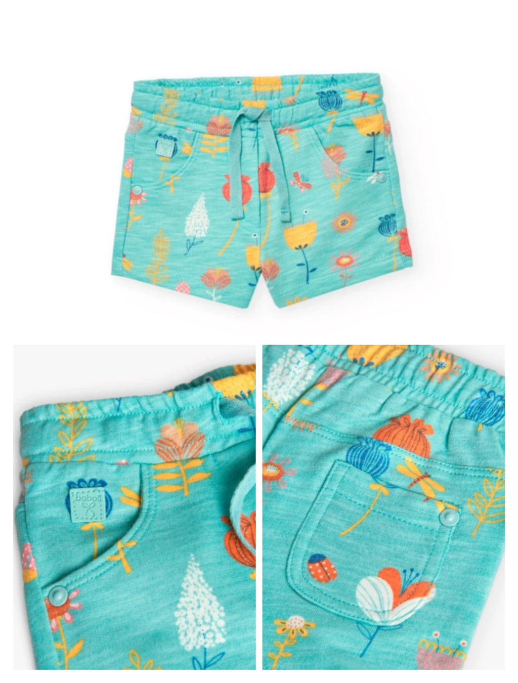 Short felpato stampato per neonati -BCI