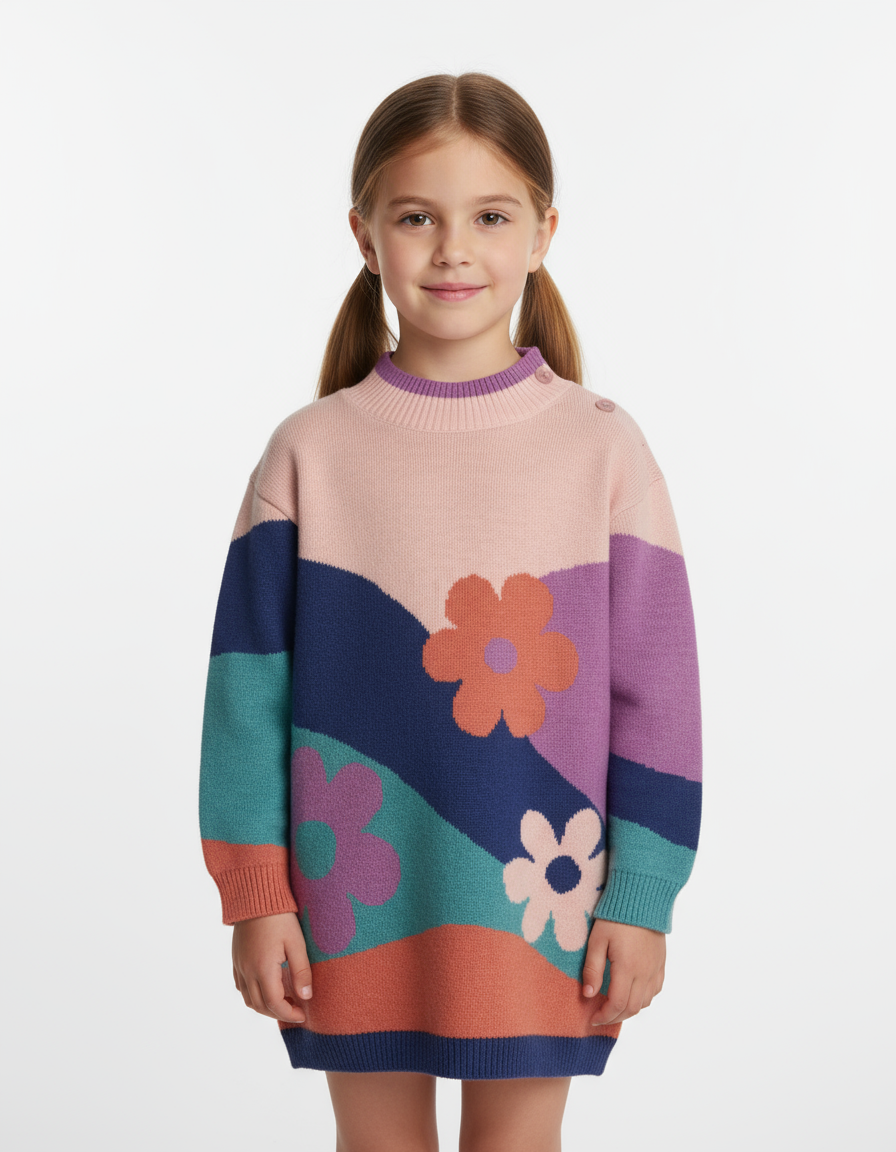 Vestito maglieria per bimba -BCI