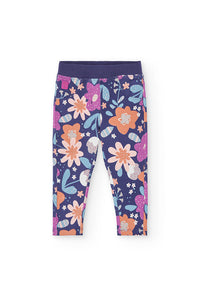 Pantaloni Felpati Fiori per Bimba Boboli