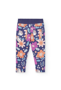 Pantaloni Felpati Fiori per Bimba Boboli