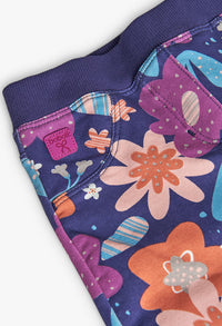 Pantaloni Felpati Fiori per Bimba Boboli