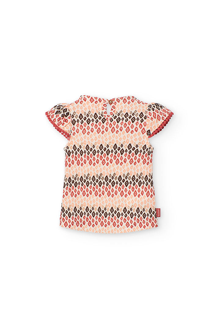 Maglietta Jersey Stampato per Bimba Boboli