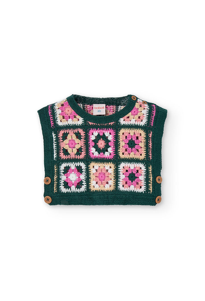 Gilet maglia per bimba -BCI