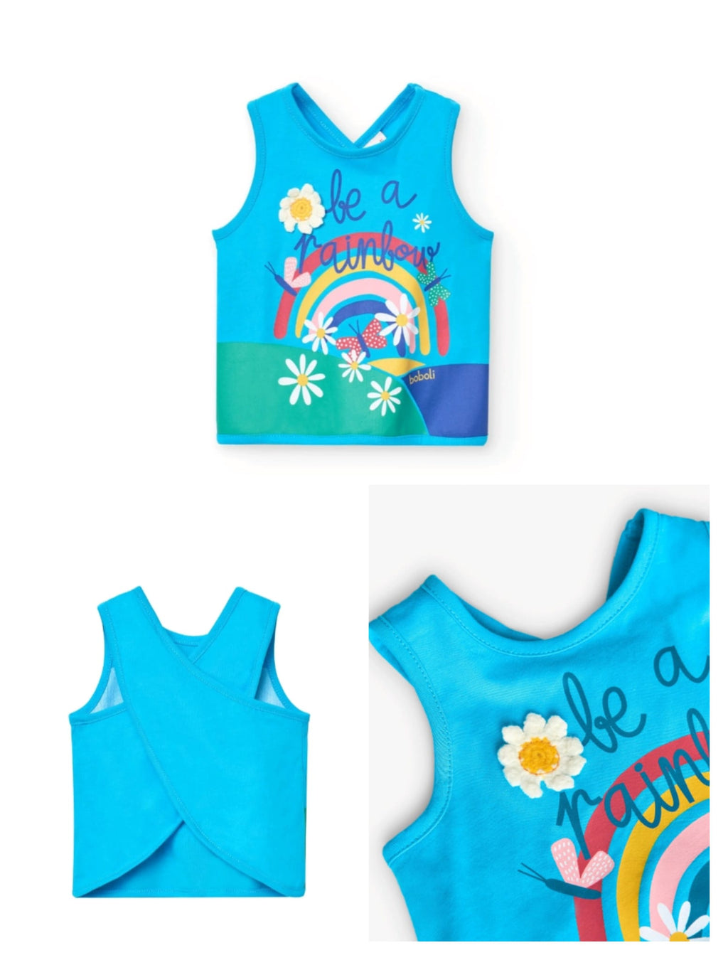 Maglietta jersey bretelle per neonati -BCI